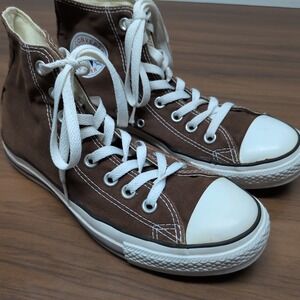 Converse Men's Chuck Taylor All Star Canvas Sneakers Ginger Snap Brown High Top
